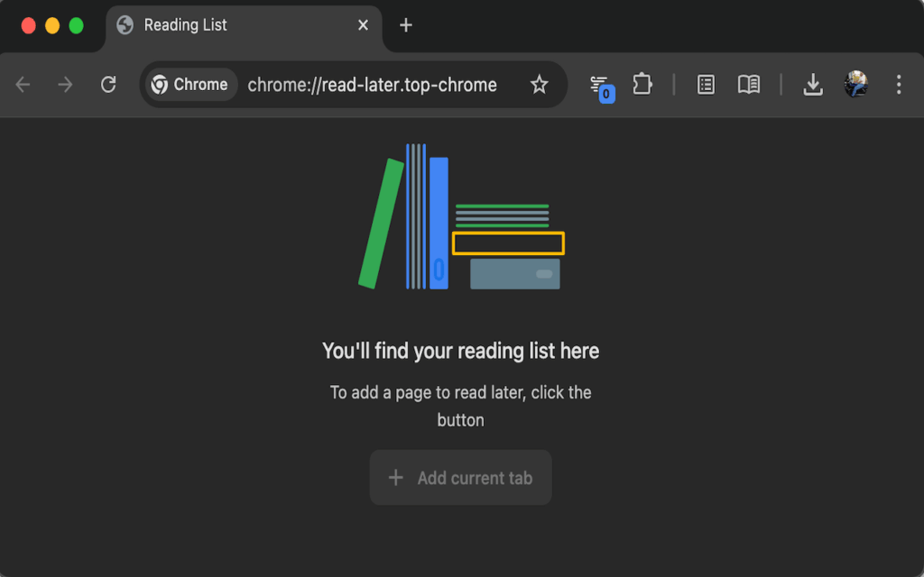 A screenshot of Google Chrome showing the extension that I made in the toolbar.